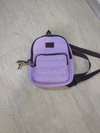 Mochila Morada Acolchada