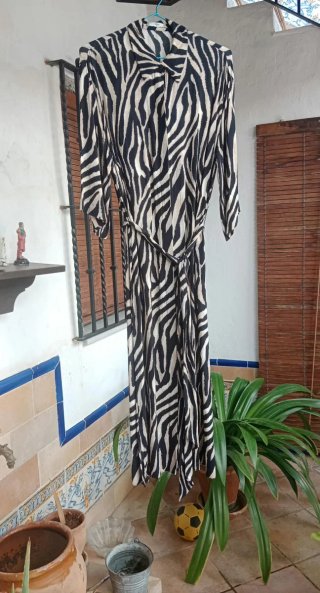 Vestido Camisero Estampado Animal Print