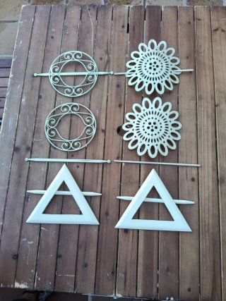 Set de 3 Sujetadores de Cortinas