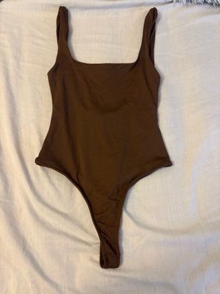 Body Zara Marrón Chocolate Talla S