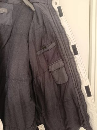 Anorak Nieve Hombre Negro y Azul. Talla XXL