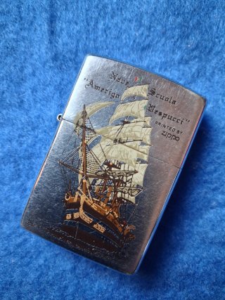 Zippo Nave Scuola Amerigo Vespucci 1991