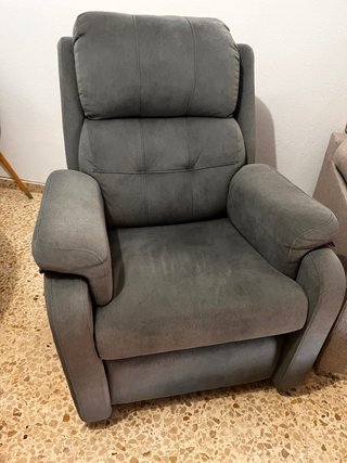 Sillón Relax Reclinable Gris