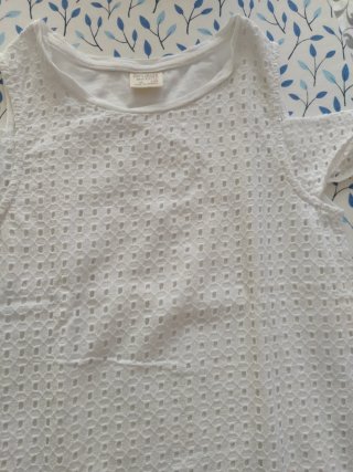 Camiseta Zara niña blanca Talla 11 12 años