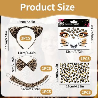 Disfraz de Leopardo 6 Piezas Nuevo