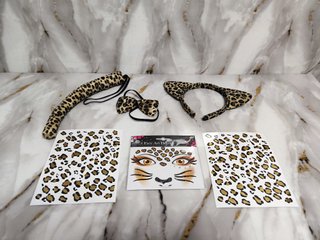 Disfraz de Leopardo 6 Piezas Nuevo