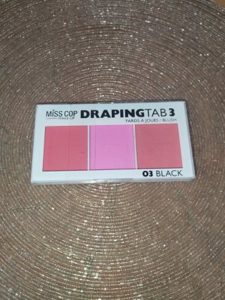Paleta de coloretes Miss Cop Draping Tab 3