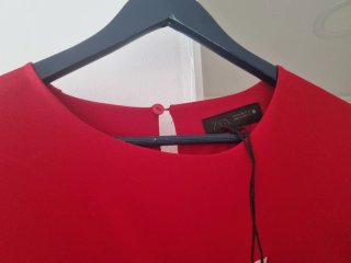 Vestido fiesta rojo talla XL