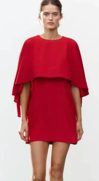 Vestido fiesta rojo talla XL