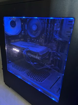 PC Gaming RTX 3050 8GB SSD HDD 1TB RGB