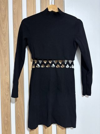 Vestido corto negro H&M
