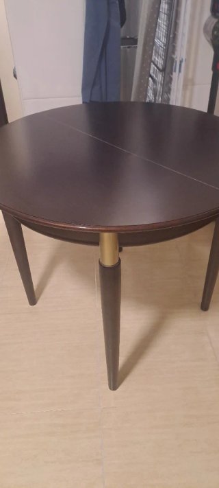 Mesa de cocina redonda extensible