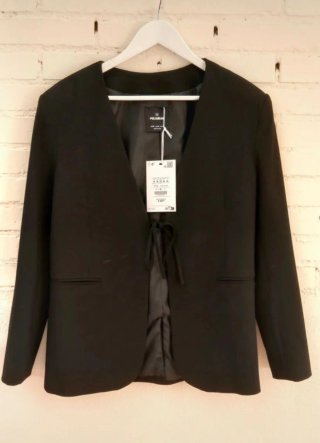 Blazer americana Pull&Bear negra mujer M