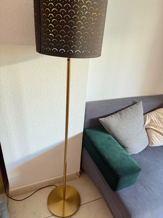 Lámpara de Pie con Pantalla Calada