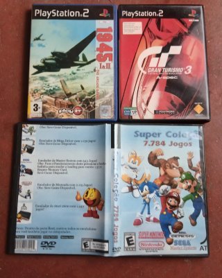 2 Juegos PS2: 1945 I&II y Gran y caratula  Nintend