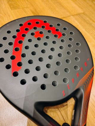 Pala Padel Head Zephyr UL Negra Roja