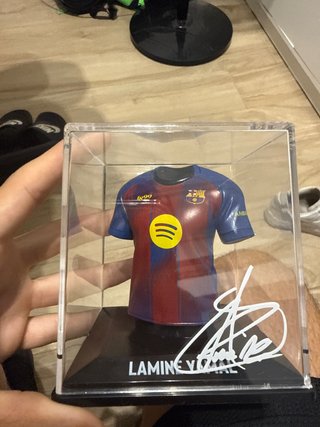 Mini Camiseta FC Barcelona Firmada Lamine Yamal