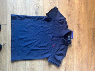 Polo Ralph Lauren Azul Media Cremallera