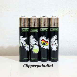 Set di 4 accendini Clipper