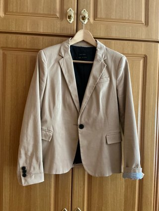 Chaqueta Zara Beige Talla M