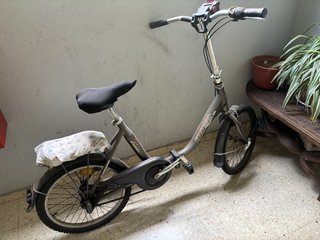 Bicicleta Plegable Gris