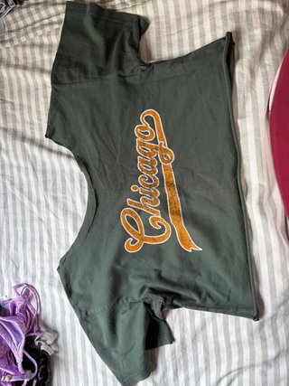 Crop top verde Chicago