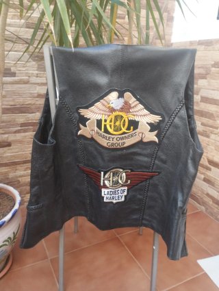Chaleco de cuero Harley-Davidson