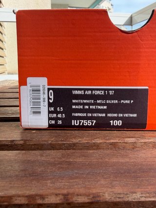 Nike Air Force 1 Low '07 Blancas Talla 40.5