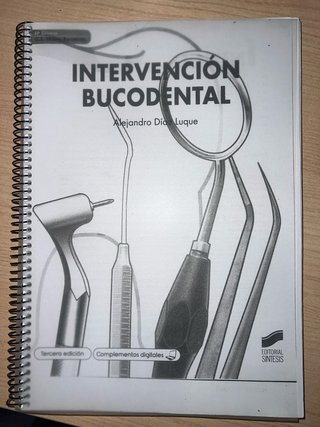 Libro Intervención Bucodental