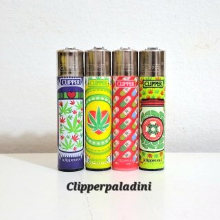 Set di 4 accendini Clipper