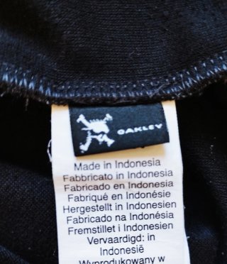 Sudadera con capucha Oakley gris hombre