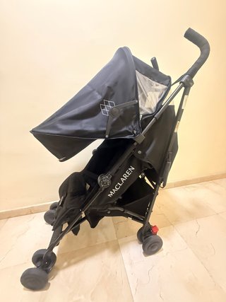 Silla de paseo Maclaren negra