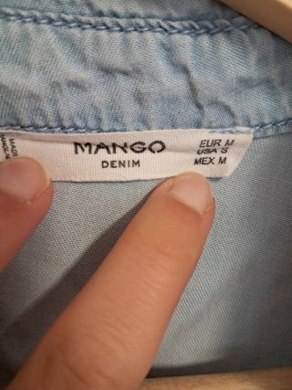 Mono vaquero corto azul