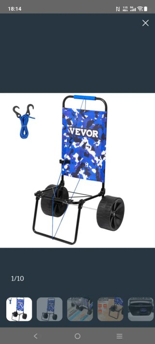 Carrito Vevor Ruedas Grandes