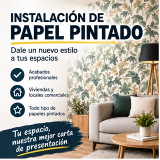 Instalación de Papel Pintado Profesional