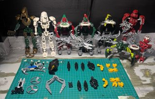 Set de 7 Figuras LEGO Bionicle