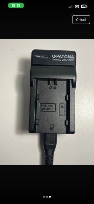Caricabatterie Patona per NP-W235