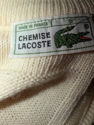 Jersey Lacoste Beige Hombre