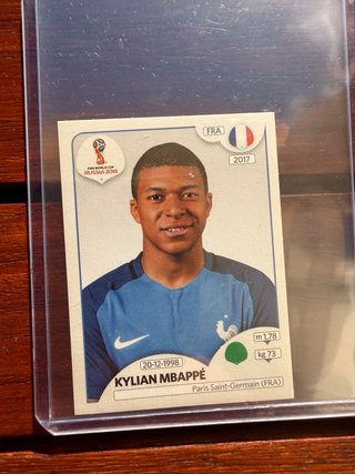 Cromo Kylian Mbappé Mundial Rusia 2018