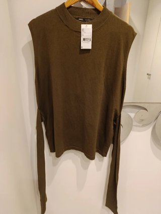 Jersey sin mangas Mango etiquetas con cinturón