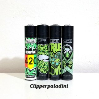 Set di 4 accendini Clipper