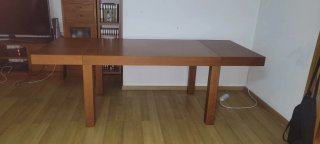 Mesa comedor extensible madera 135-225cm