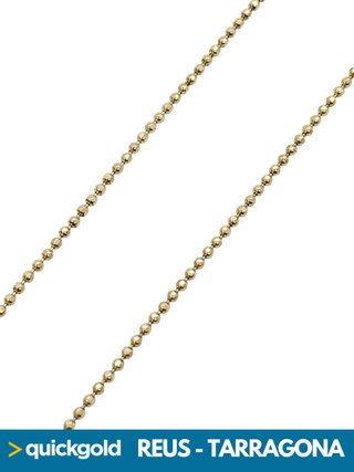 040-02-00725 CADENA ORO 18K BOLITAS 46CM