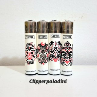 Set di 4 accendini Clipper Israel