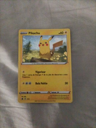 Carta Pokémon Pikachu