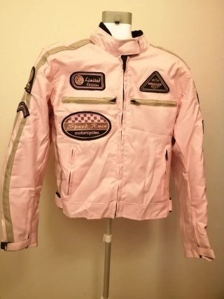 Chaqueta estilo moto retro para  chica