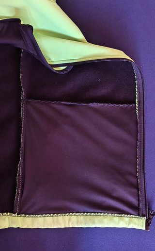 Chaqueta Softshell Verde Neón