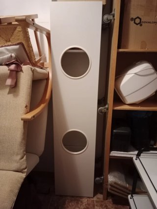 Mueble Escobero Blanco