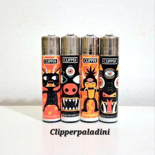 Set di 4 accendini Clipper Israel