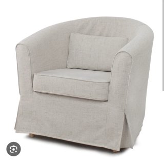 Sillón Tullsta tela beige